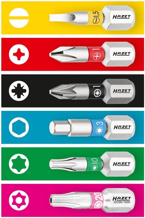Image du produit HAZET Jeu de clés à douilles SmartCase 2200SC-2 ∙ Hexagone massif 6,3 (1/4 pouce), Carré creux 6,3 … (6 mm, 12 mm, 14 mm, 10 mm, 7 mm, 11 mm, 3 mm, 5 mm, 8 mm, 9 mm, 13 mm, 4 mm)