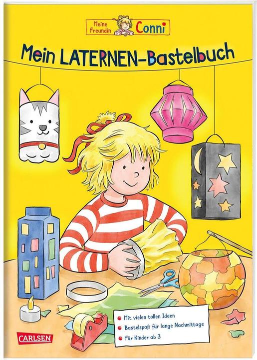 Actual product image Conni Gelbe Reihe (Beschäftigungsbuch): Mein Laternen-Bastelbuch (German, Hanna Sörensen, Ulrich Velte, 2023)