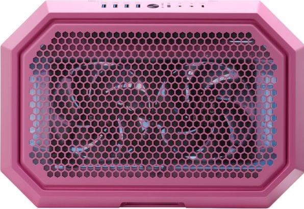 Actual product image Thermaltake The Tower 600 (pink, Tempered Glass x 3) (Mini-ITX, ATX, mATX)