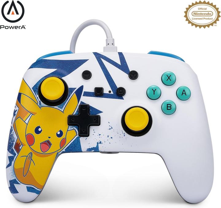 PowerA Improved wired controller for Nintendo Switch - Pikachu High Voltage (Switch)