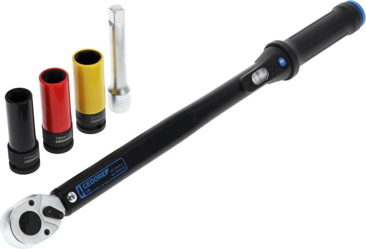 Actual product image Gedore 3550-UK-LS4 Torque spanner TORCOFLEX UK Set 1/2" 40-200 Nm (1/2", 40 Nm, 200 Nm)