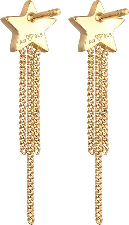 Actual product image Elli Crystal Earrings, Stars, Christmas (925 sterling silver, Glass crystal)