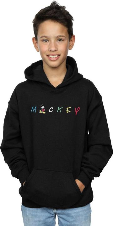 Immagine prodotto Disney Mickey Mouse Wording Logo Felpa con Cappuccio Ragazzi (140, 146)