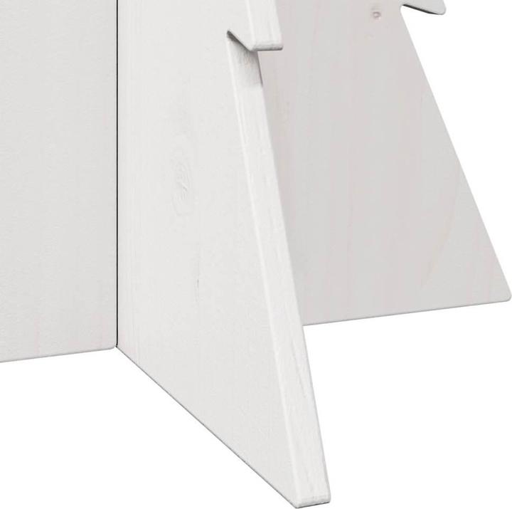 Immagine prodotto VidaXL Albero di Natale in legno Albero di Natale in legno bianco 112cm in legno massiccio di pino