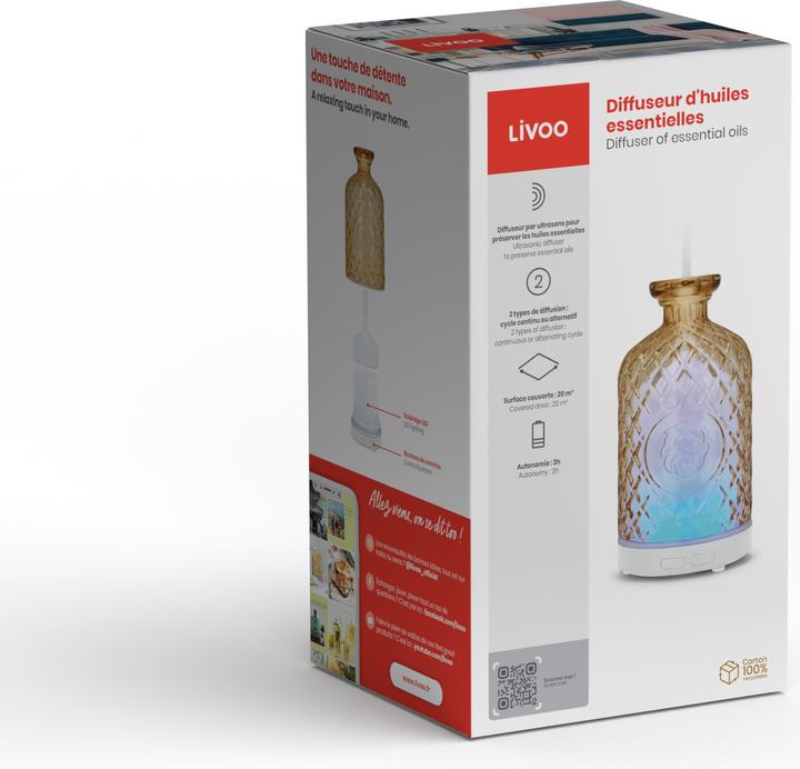 Image du produit Livoo Diffuseur d'huiles essentielles (100 ml)
