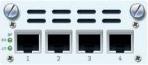 Produktbild Sophos 4 port GbE copper, 2 Bypass groups FleXi Port module (for XG 2xx/3xx/4xx only) (Netzwerk Zubehör)