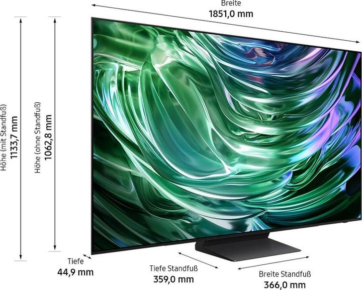 Immagine prodotto Samsung 83" OLED 4K S90D Tizen OS™ Smart TV 2024 (83", S90D, OLED, 4K, 2024)