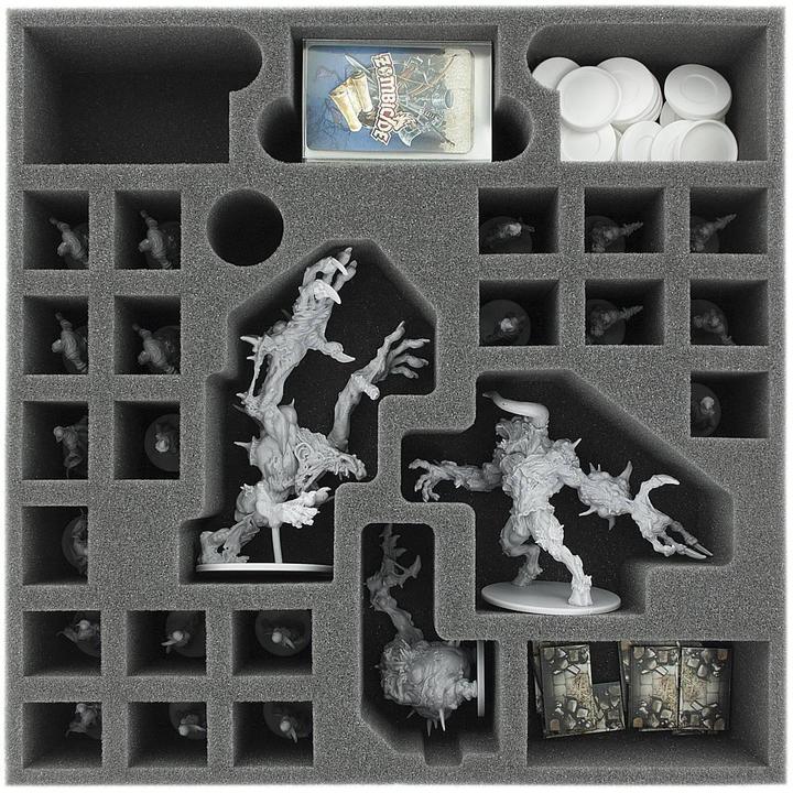 Image du produit Feldherr TRA63 - Transporteur avec 2 boîtes de stockage LBBG pour Zombicide Black Plague Kickstarter Knight