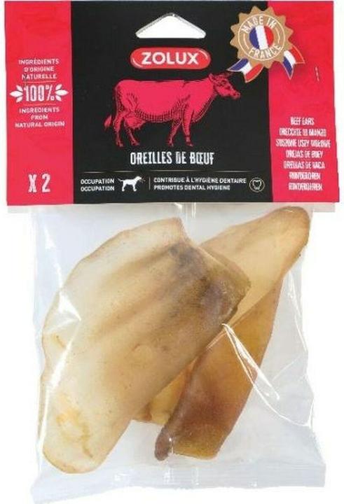 Image du produit Zolux Przysmak nat.dla psa Suszone uszy wołowe 40g (40 g)