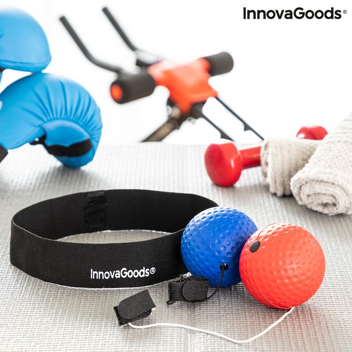 Produktbild InnovaGoods Trainings- und Reflexball-Set Balxing (3.80 cm, 0.03 kg)