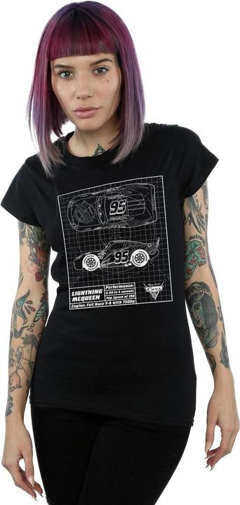 Produktbild Disney Cars Lightning McQueen Blueprint TShirt (L)