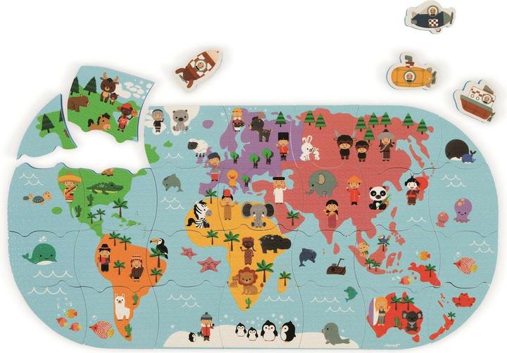 Produktbild Janod Puzzle Karte