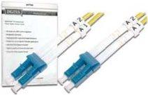 Produktbild Digitus LWL Patchkabel LC/LC 09/125µm Singelmode Duplex Halogenfrei mit Messprotokoll gelb 1m (1 m)