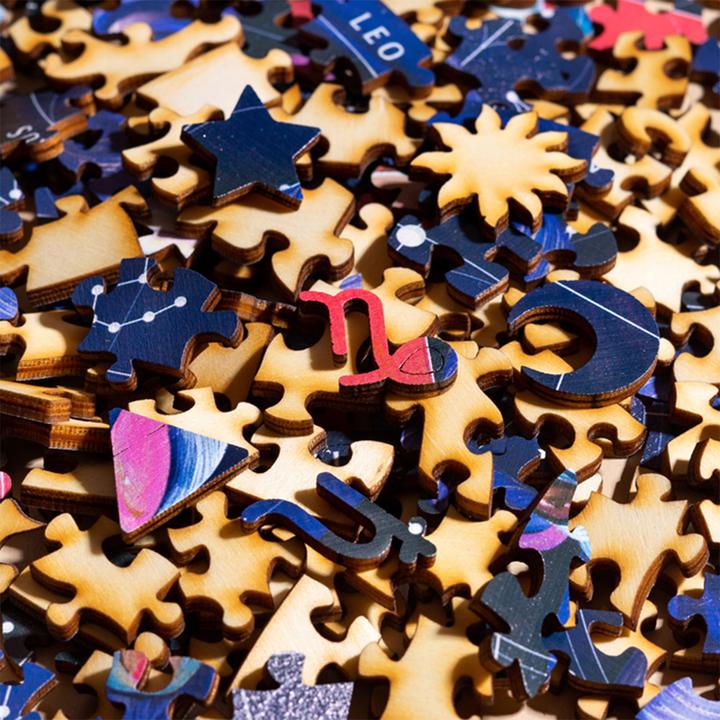 Produktbild Natura Punto Sternzeichen Holz Puzzle Steinbock (180 Teile)