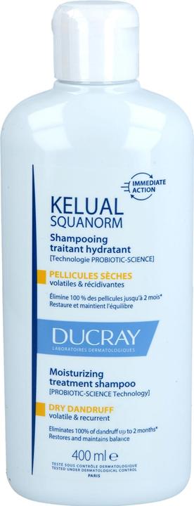 Ducray Kelual Squanorm Dry Dandruff Regulating Shampoo 400ml (400 ml, Flüssiges Shampoo)