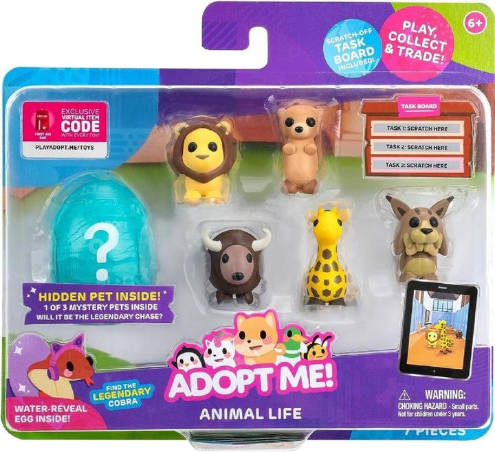 Produktbild Jazwares Adopt Me! Figure Set Figuren 6er-Pack Animal Life