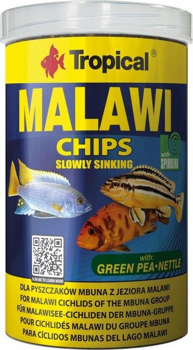Produktbild Tropical MALAWI CHIPS 1000ML/520G (Aquarienfische, 1000 ml)