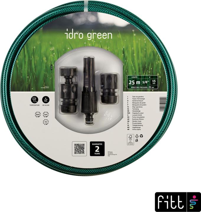FITT IDRO GREEN 3-lagiger Gartenschlauch Kit (3 m, 15 mm)