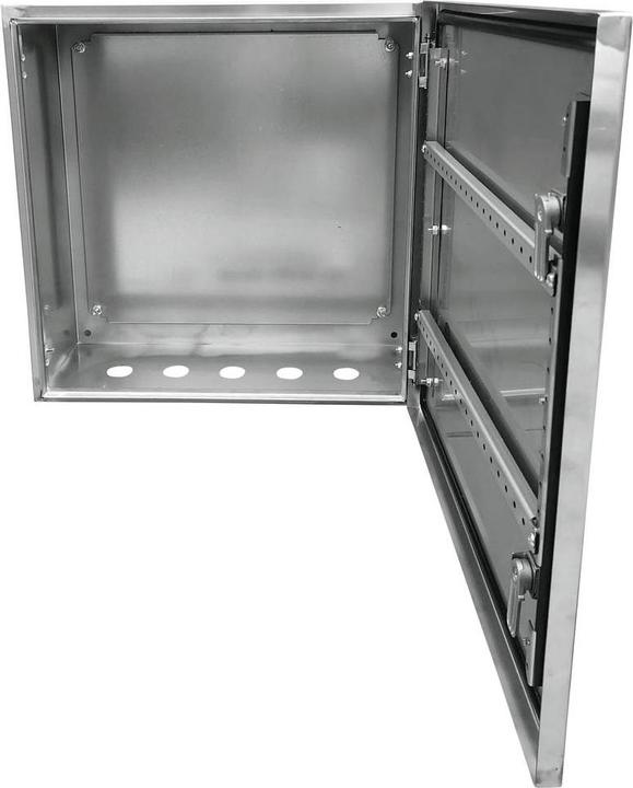 Actual product image Tru Components TC-SS505020 Schaltschrank 500 x 500 x 200 Edelstahl Lichtgrau 1 S