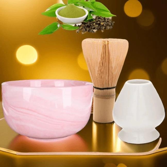 Produktbild Calimatcha Matcha Grün Tee Set inkl. Matcha Besen - Mambo