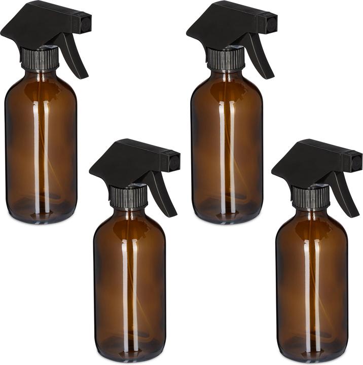 Relaxdays 4x Sprühflasche (0.23 l)