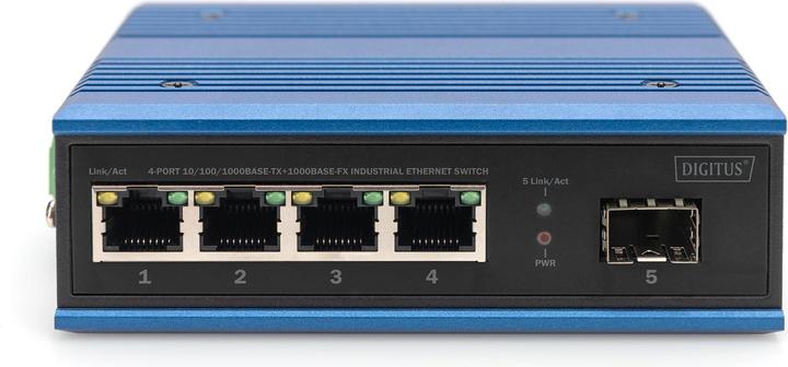 Immagine prodotto Digitus Switch Ethernet industriale 4 porte 10/100/1000BASE-TX+1000Base-FX (4 Porti)