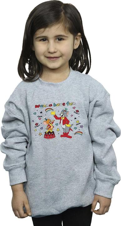 Immagine prodotto Tom & Jerry Wanna Have Fun Felpa Ragazze (104)
