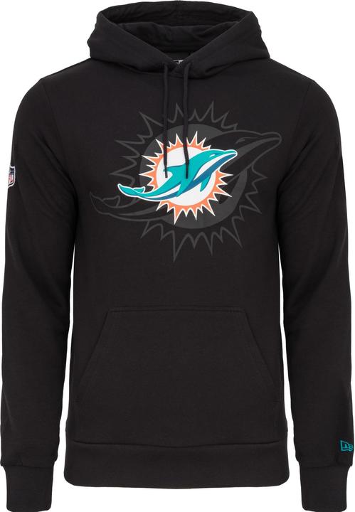 Produktbild New Era Fleece Hoody - NFL Miami Dolphins 2.0 schwarz - XXL (XXL)