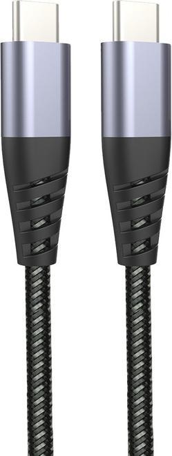 Produktbild Muvit Tiger Cable Ultra Resistant Type C/Type C 1,2m Gris (1.20 m)