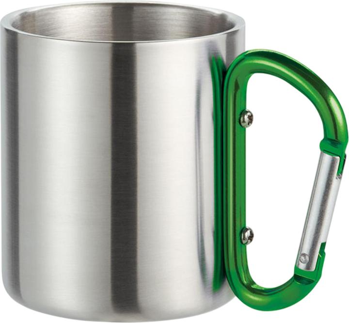 Actual product image MidOcean Trumbo Metal Carabiner Clip Mug (220 ml)