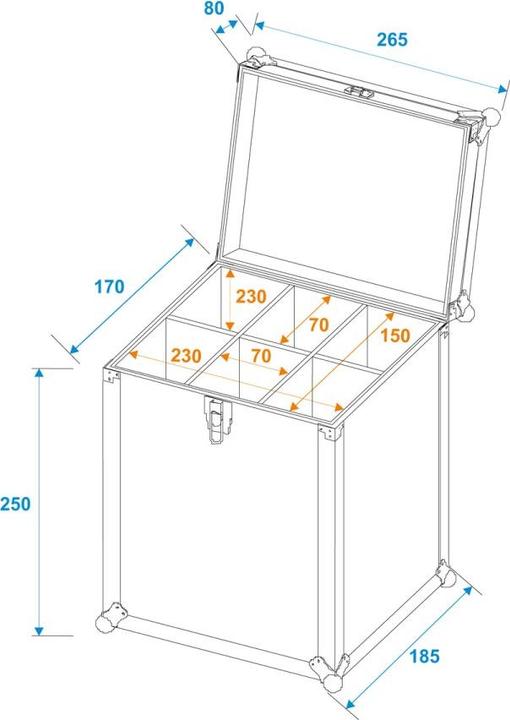 Image du produit Roadinger SXC-2 Sixpack-Case 6x bouteille/canette de 0,5l (Accessoire)