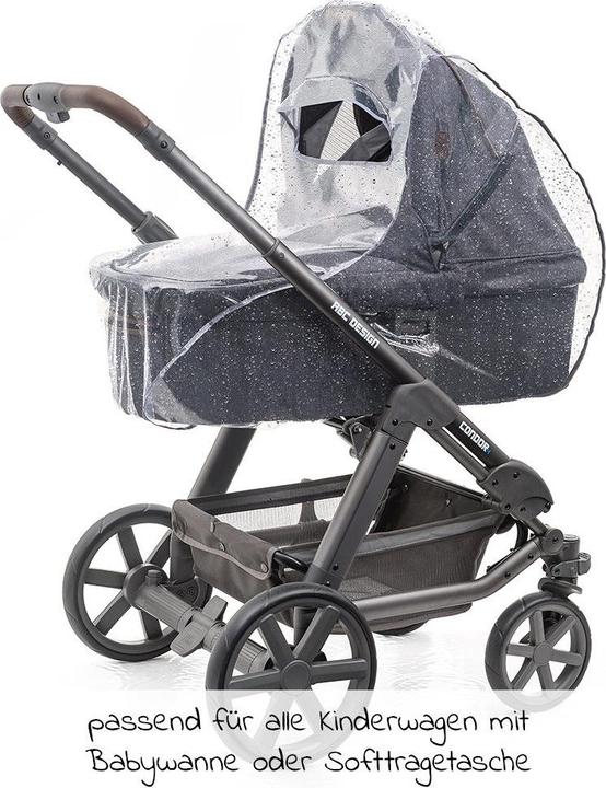 Actual product image Zamboo Regenschutz Universal Regenschutz für Kinderwagen (Babywannen oder