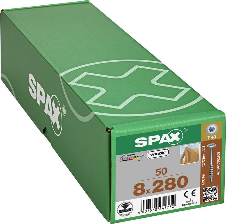 Produktbild Spax Holzbauschrauben (50 Schrauben pro Stück)