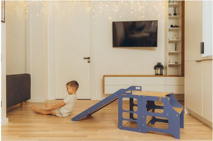 Image du produit Duck Woodworks Tour d'apprentissage pliable avec toboggan