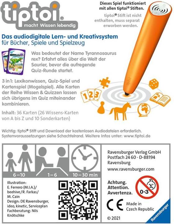 Produktbild tiptoi Welt der Saurier (Deutsch)