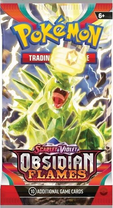 Actual product image Pokémon Obsidian Flames (English, Booster Pack)
