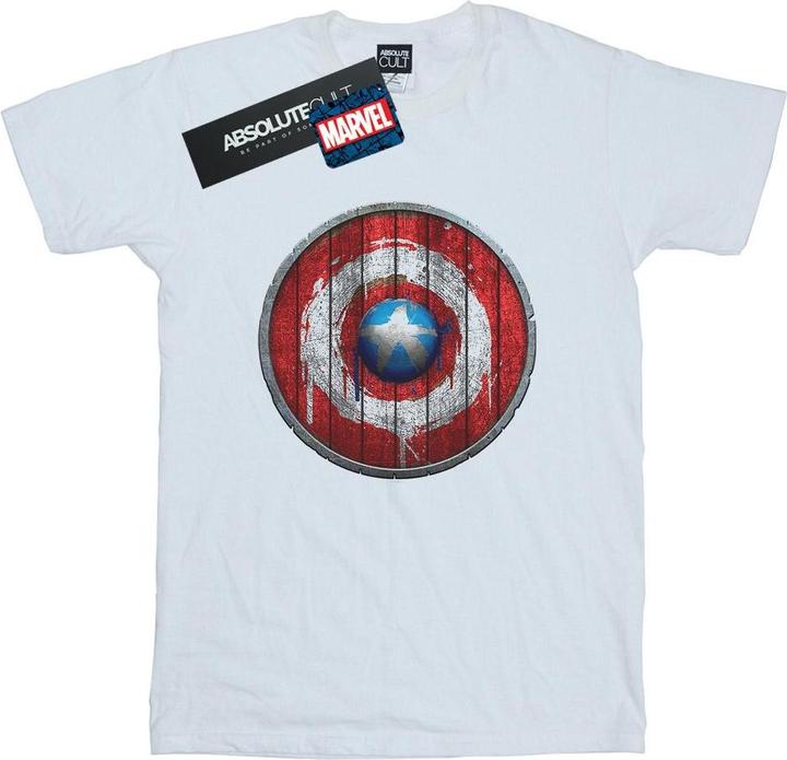 Captain America Wooden Shield TShirt (XL)