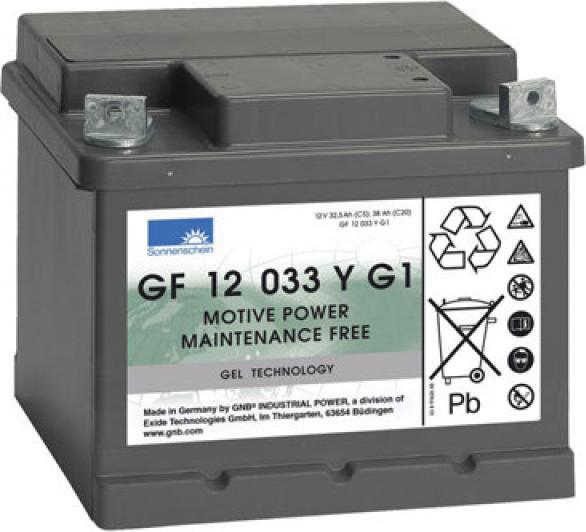 Produktbild Exide Dryfit GF 12 033 Y G1 Blei Akku mit M6 Schraubanschluss 12V, 32500mAh (12 V, 32.50 Ah)