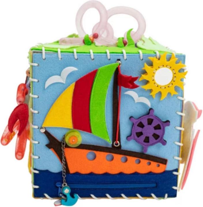 Image du produit Montessori CUBE MOTEUR - LIVRE MOLLE - Sensory Board - Cube Miracle Aquarium - Montessor® - Plaisir d'apprendre