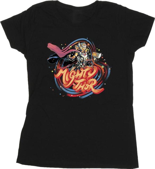 Image du produit - T-shirt THOR LOVE AND THUNDER MIGHTY THOR SWIRL - Femme (XL)