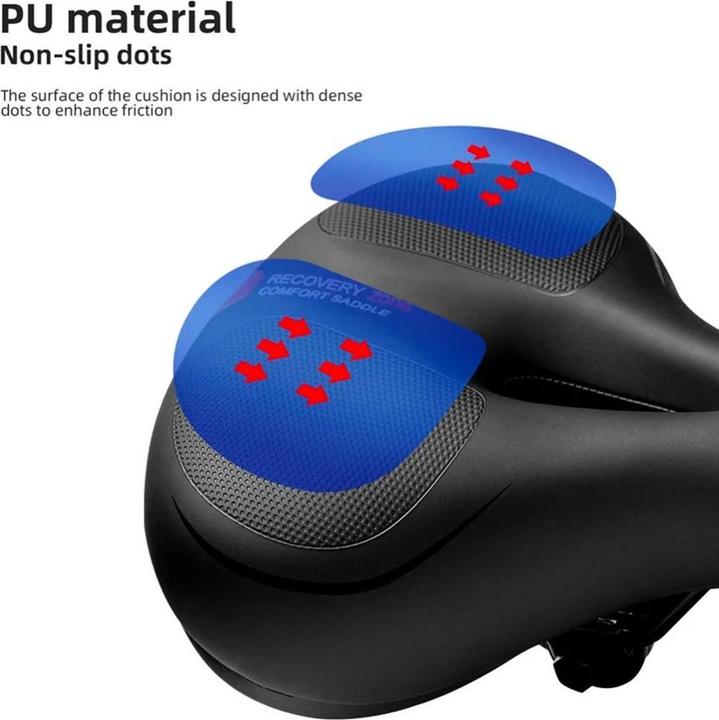 Image du produit Rockbros Selle de vélo AQ-6090R - noir et rouge
