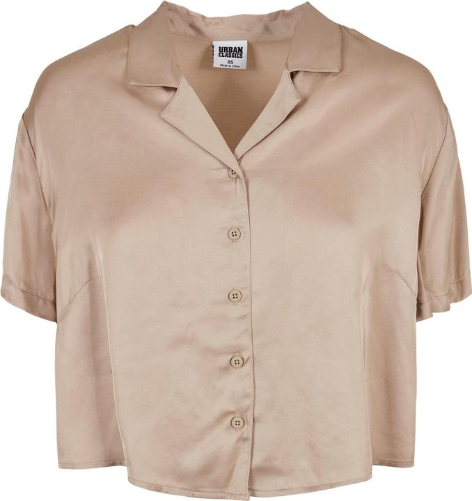 Produktbild Urban Classics Ladies Viscose Satin Resort Shirt - 17070 (S)