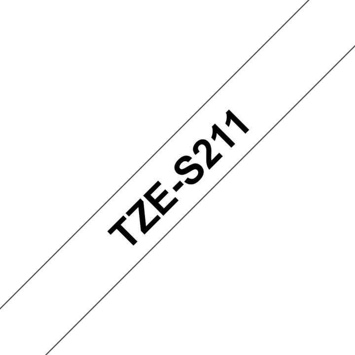 Immagine prodotto Brother Tze-S211 (0.60 cm, Bianco, Nero)