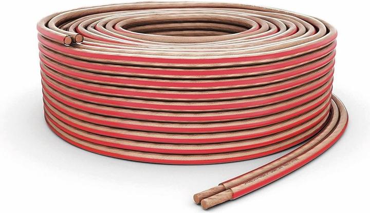 Produktbild Purelink Lautsprecherkabel, 2x1,5 mm², 10 m, transparent, OFC (10 m, 1.50 mm²)