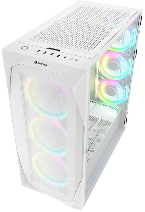 Produktbild Sharkoon REV300 RGB White (E-ATX, mATX, Mini-ITX, ATX)