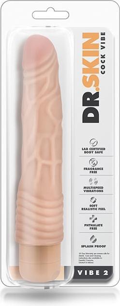 Image du produit Blush Dr. Skin â Vibrateur Cock Vibe no2 â Beige