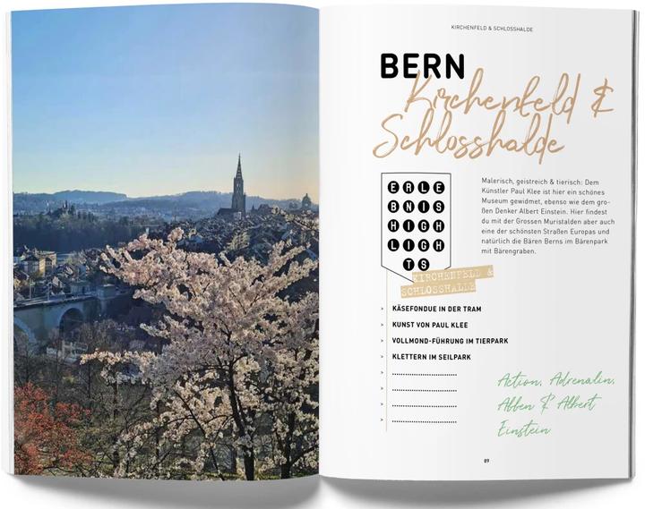 Produktbild GuideMe Travel Book Bern – Reiseführer (Deutsch, Judith Stöckli, 2023)