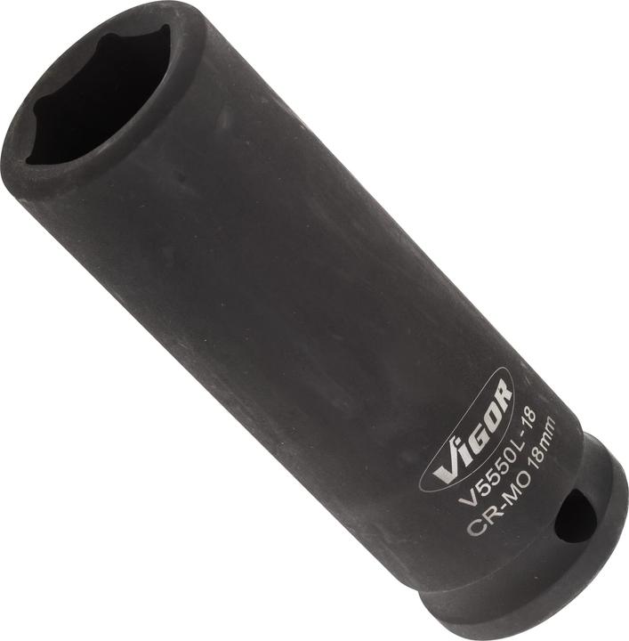 Vigor Kraftsteckschlüssel lang 1/2" SW 18 (18 mm)