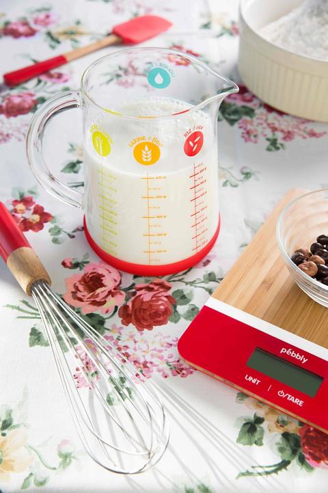 Immagine prodotto Pebbly Tazza di misura con base in silicone (removibile) 1 lt. (1000 ml)