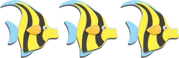 Produktbild Glorex Moosgummi Sticker 12 St. Fische, selbstklebend
